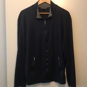 Navy blue Michael Kors Lightweight Zip Jacket